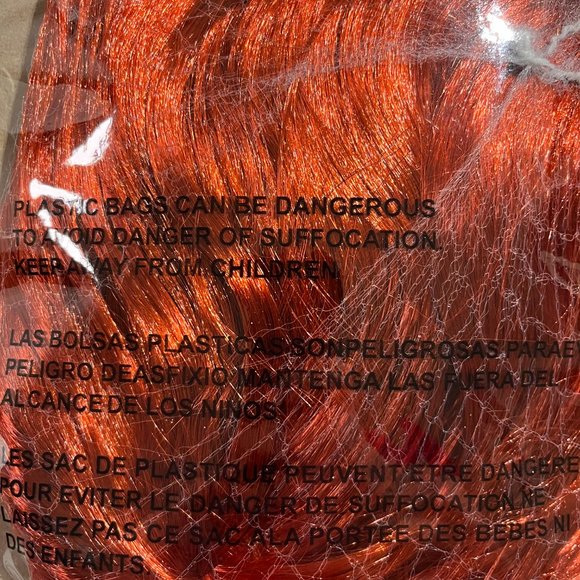 Alterego costume wig - short bob - red/orange NWT - Picture 4 of 5